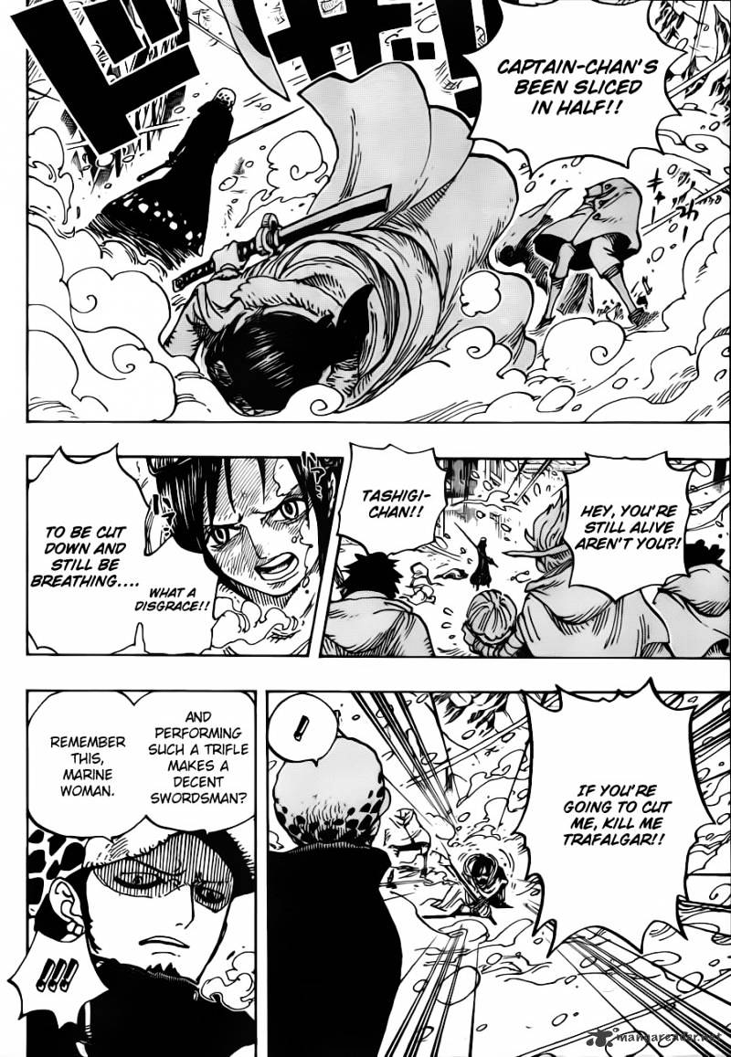 One Piece Chapter 662 : Shichibukai Law Vs Vice Admiral Smoker - Picture 2
