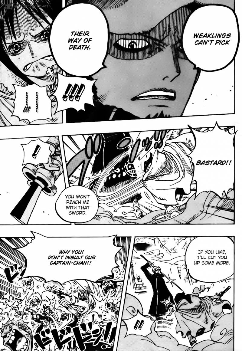 One Piece Chapter 662 : Shichibukai Law Vs Vice Admiral Smoker - Picture 3