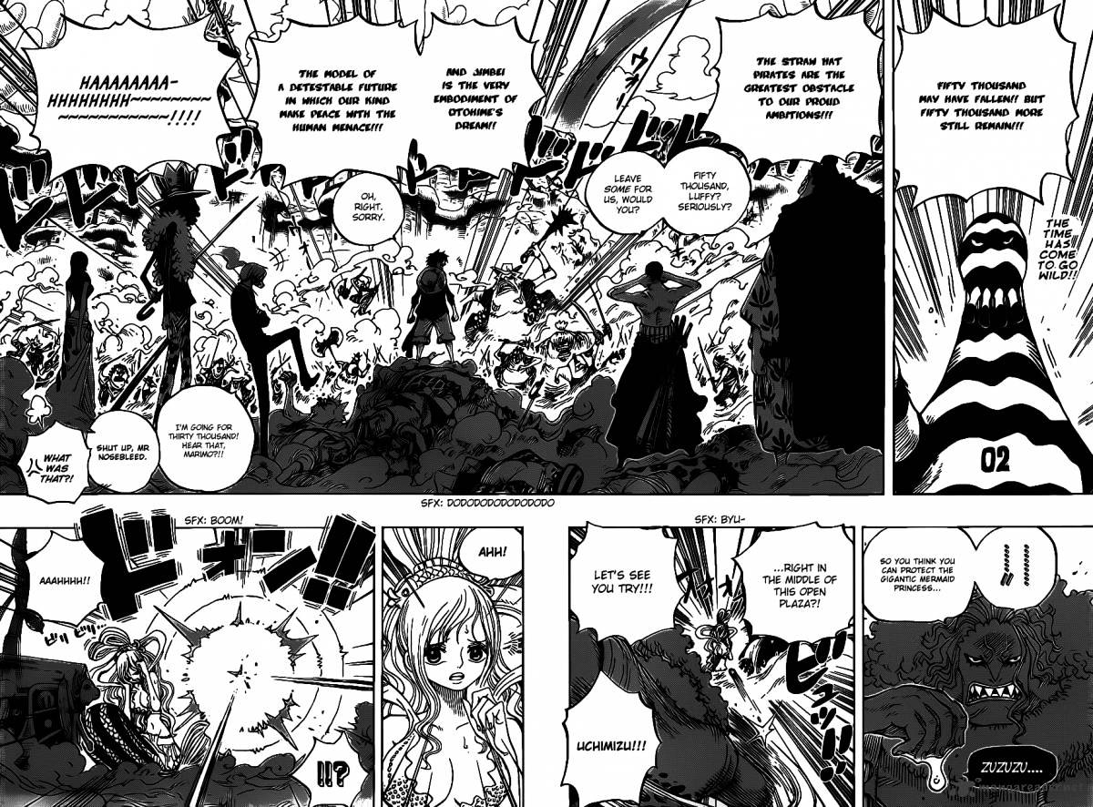 One Piece Chapter 635 : So Grotesque I Could Fly - Picture 2