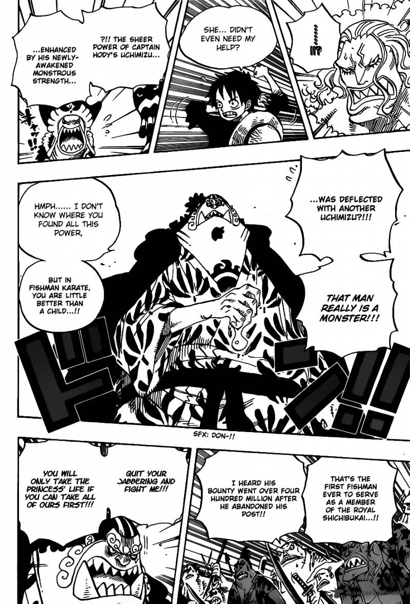 One Piece Chapter 635 : So Grotesque I Could Fly - Picture 3