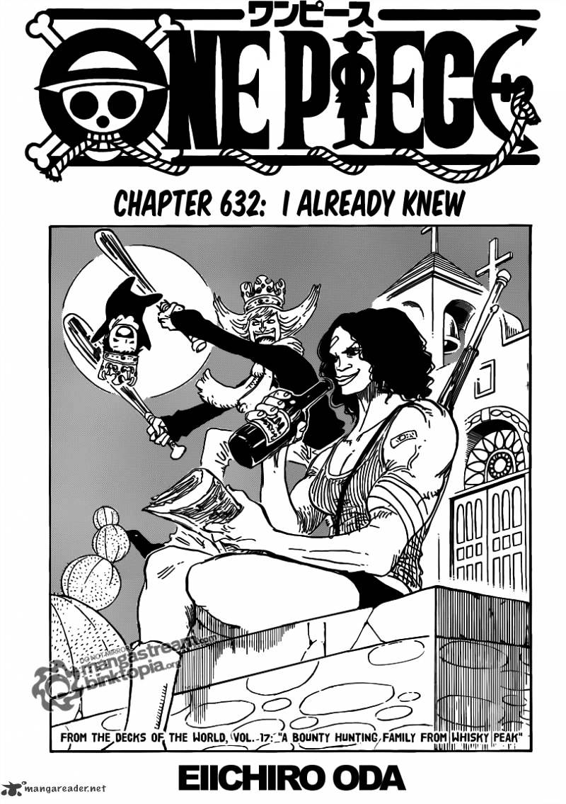 One Piece Chapter 632 : I Already Knew - Picture 1