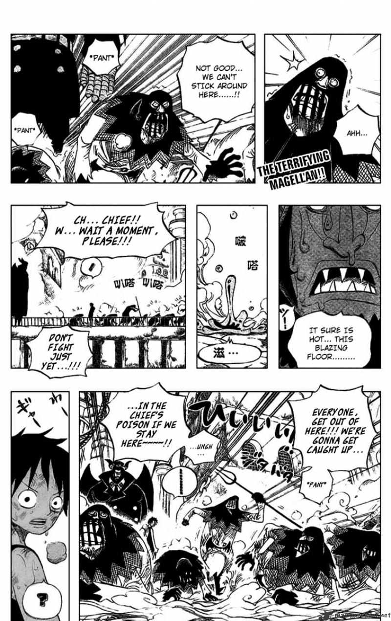 One Piece Chapter 534 : Chief Warden Magellan Vs Pirate Luffy - Picture 2