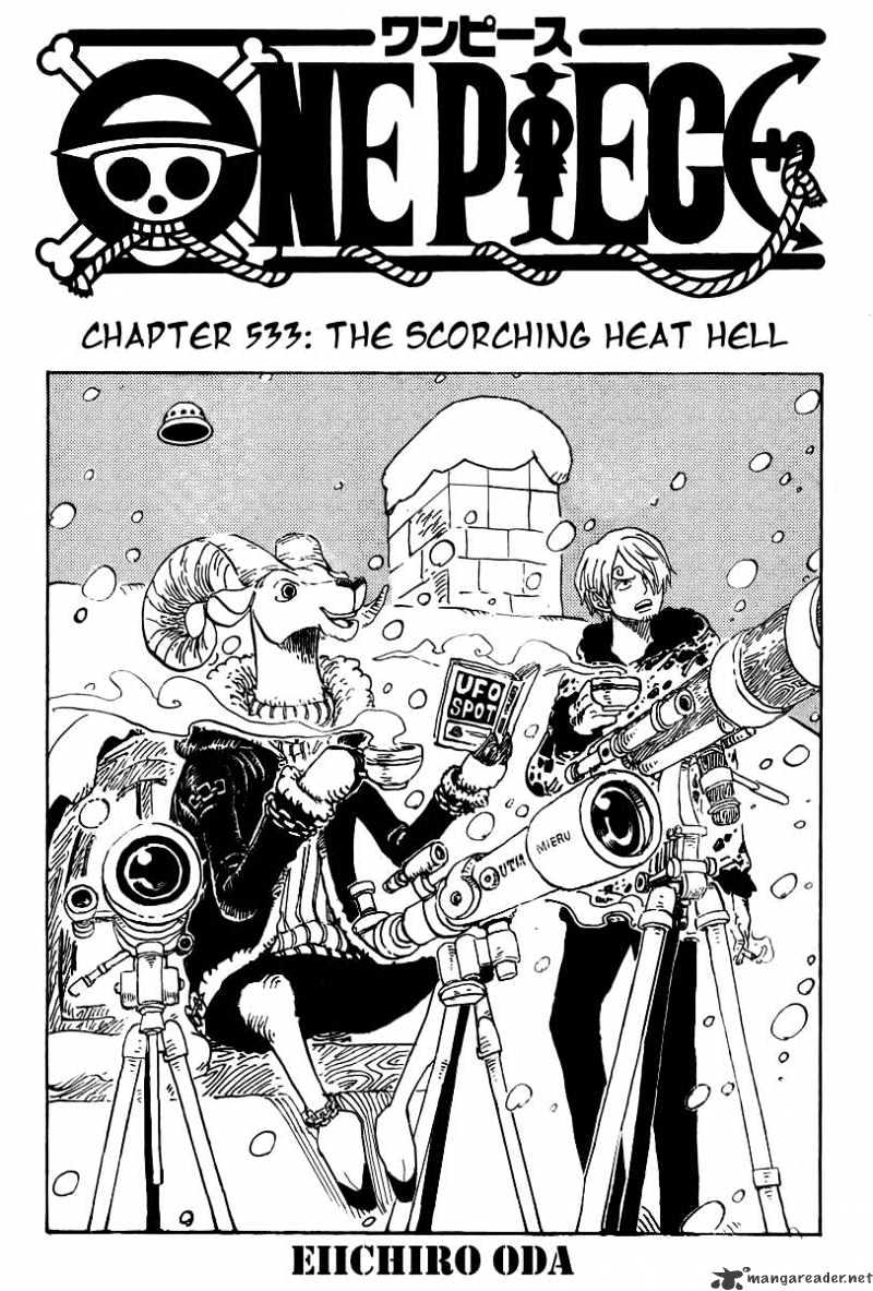 One Piece Chapter 533 : The Scorching Heat Hell - Picture 1