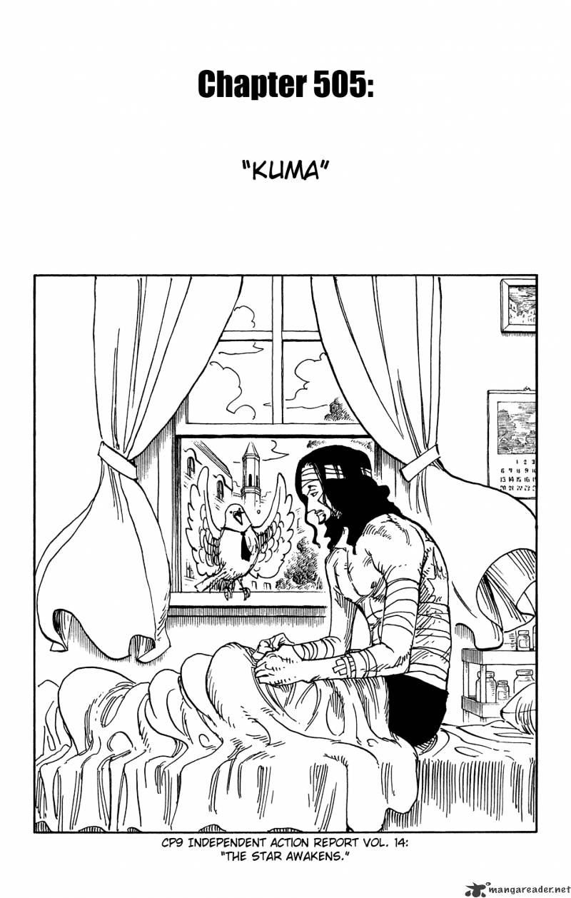 One Piece Chapter 505 : Kuma - Picture 1