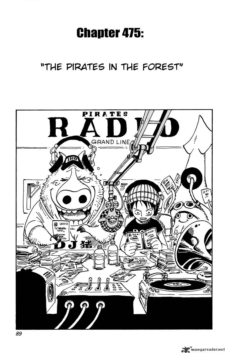 One Piece Chapter 475 : The Forest Pirates - Picture 1
