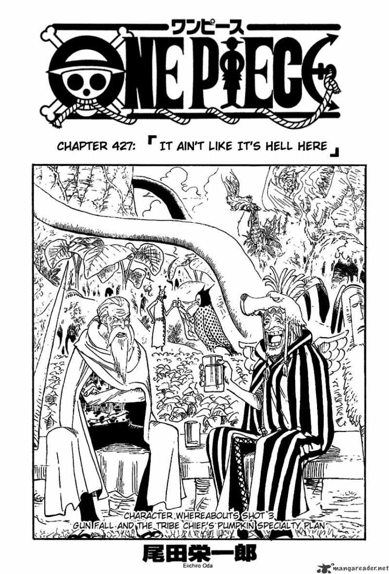 One Piece Chapter 427 : It Ain T Like It S Hell Here - Picture 1