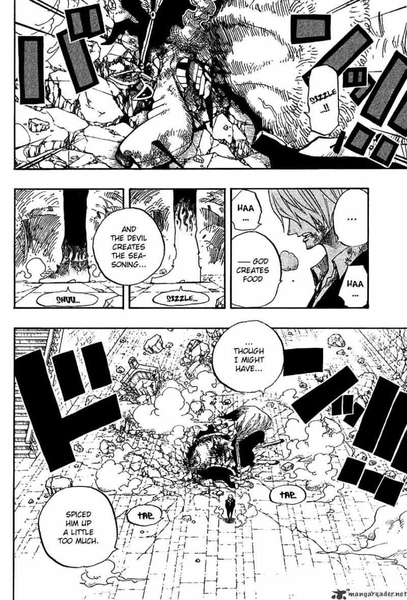 One Piece Chapter 416 : Zoro Vs Kaku - Picture 2