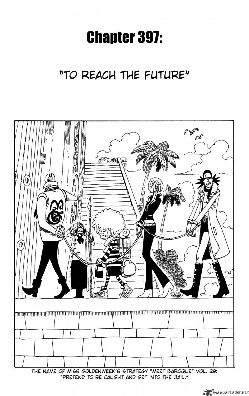 One Piece Chapter 397 : To Reach The Future - Picture 1
