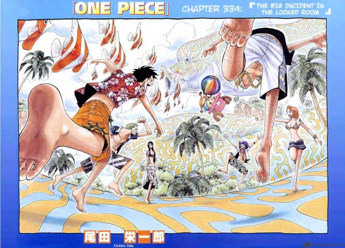 One Piece Chapter 334 : The Big Incident In The Locked Room - Picture 1