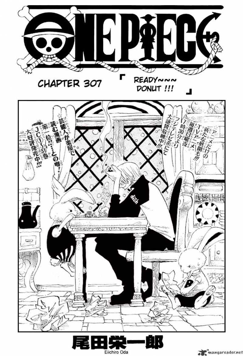 One Piece Chapter 307 : Ready~~~ Donut!!! - Picture 1
