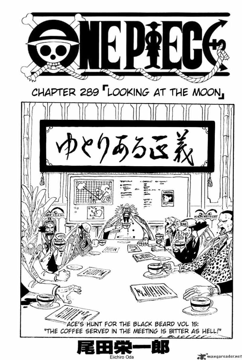 One Piece Chapter 289 : Looking At The Moon - Picture 1