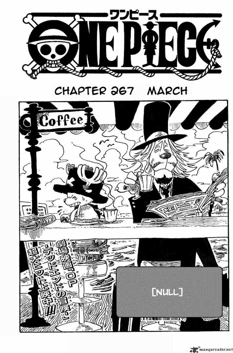 One Piece Chapter 267 : March - Picture 1