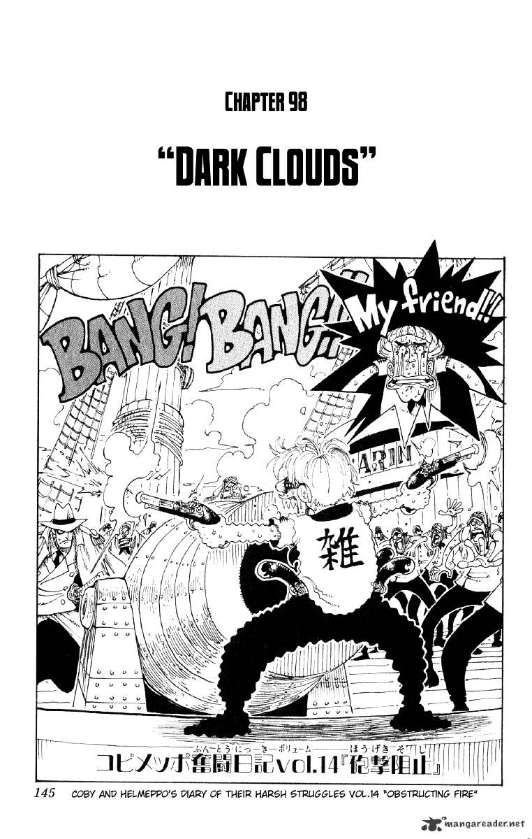 One Piece Chapter 98 : Stormy Cloud - Picture 1