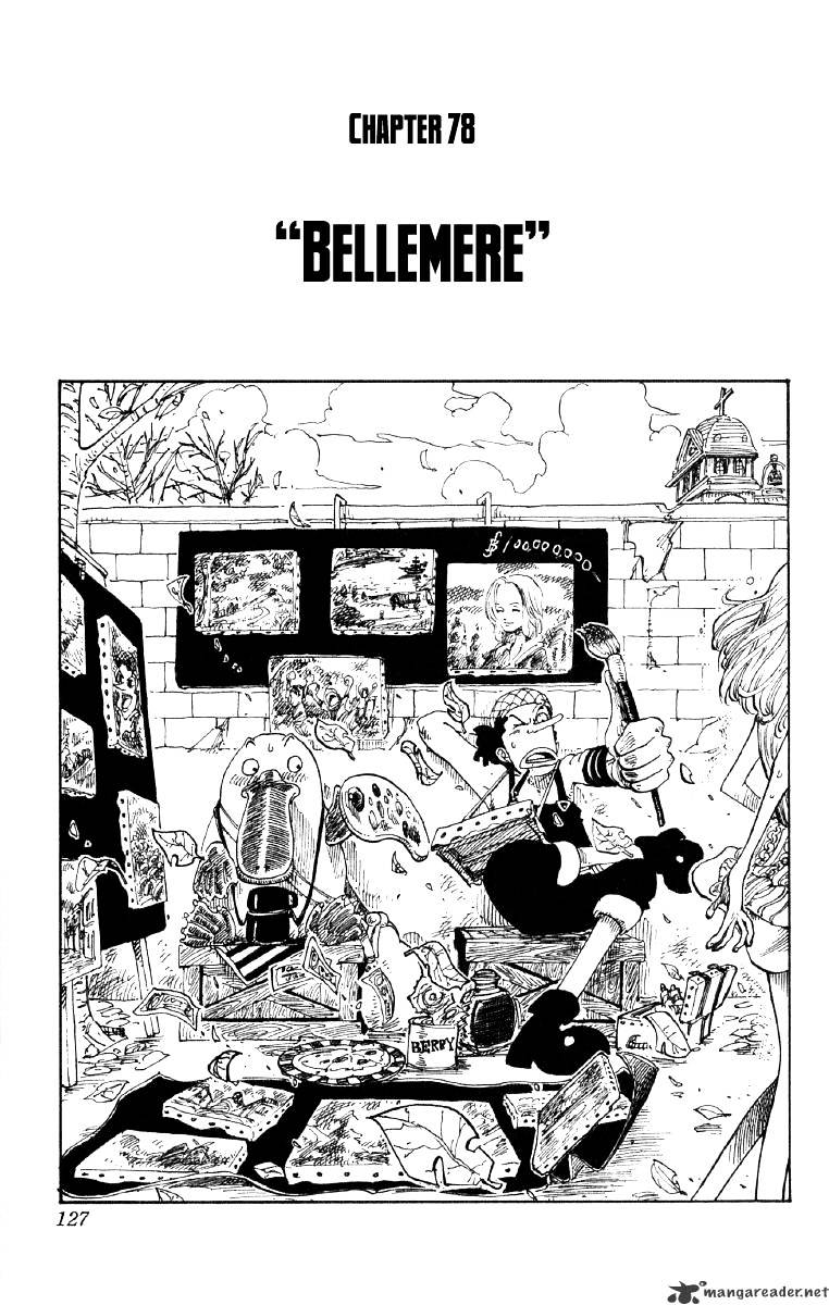 One Piece Chapter 78 : Miss Belmeil - Picture 1