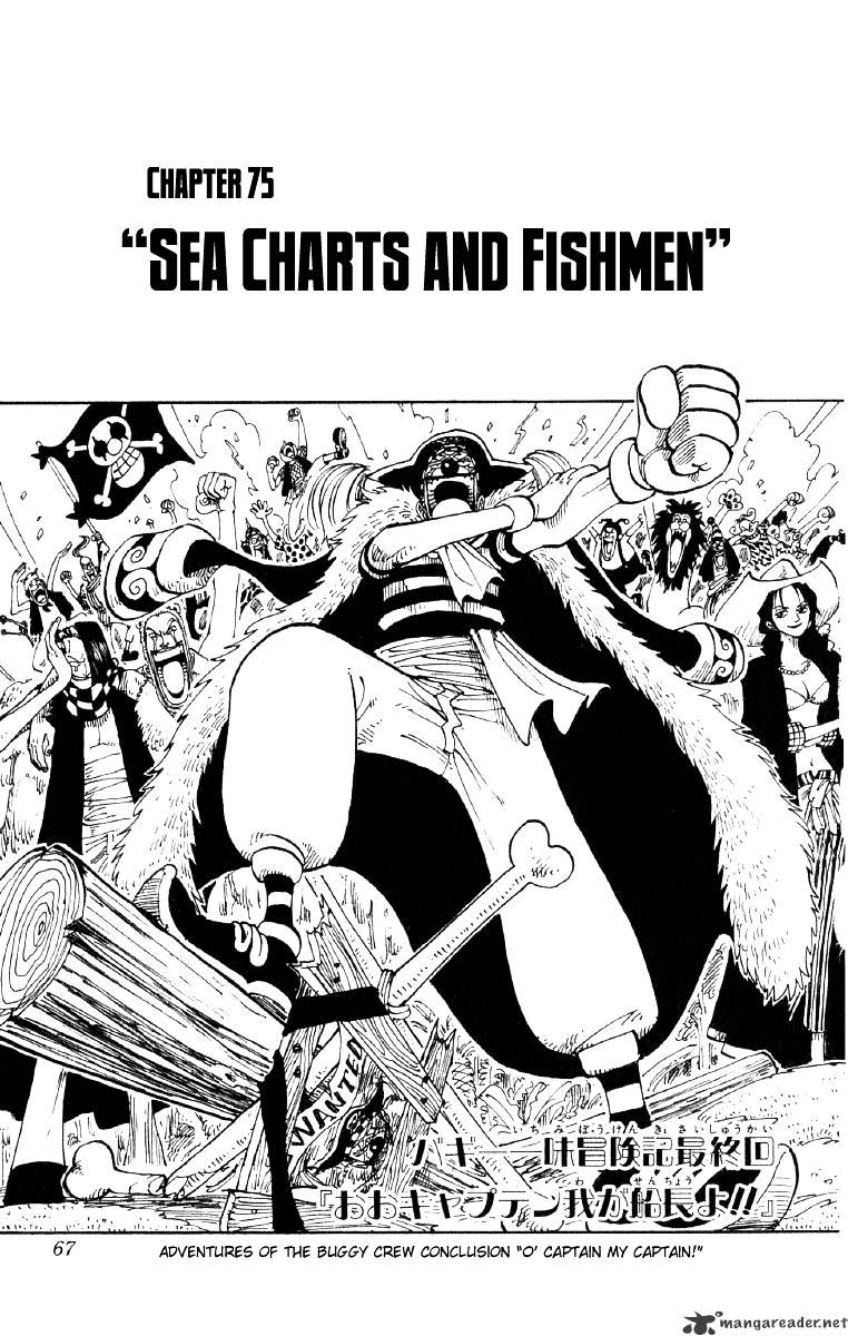 One Piece Chapter 75 : Navigational Charts And Mermen - Picture 1