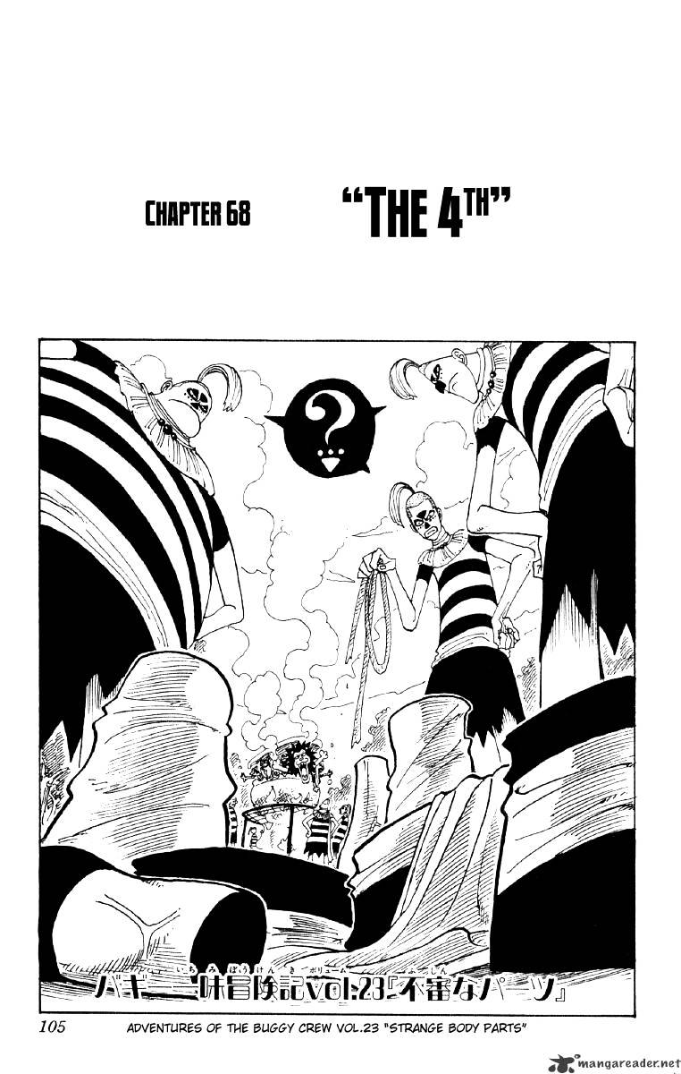 One Piece Chapter 68 : Member No 4 - Picture 1