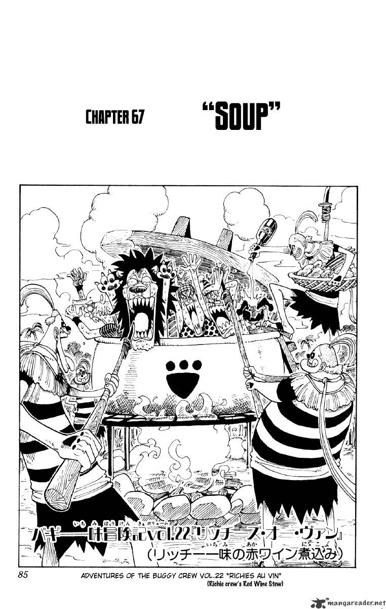 One Piece Chapter 67 : Soup - Picture 1