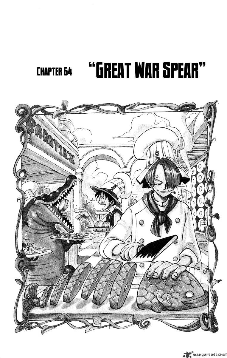 One Piece Chapter 64 : Ultimate Weapon - Picture 1