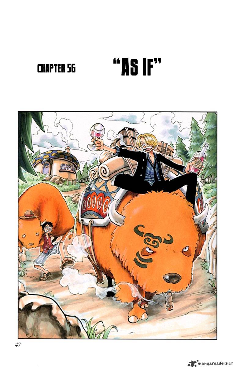 One Piece Chapter 56 : As If - Picture 1