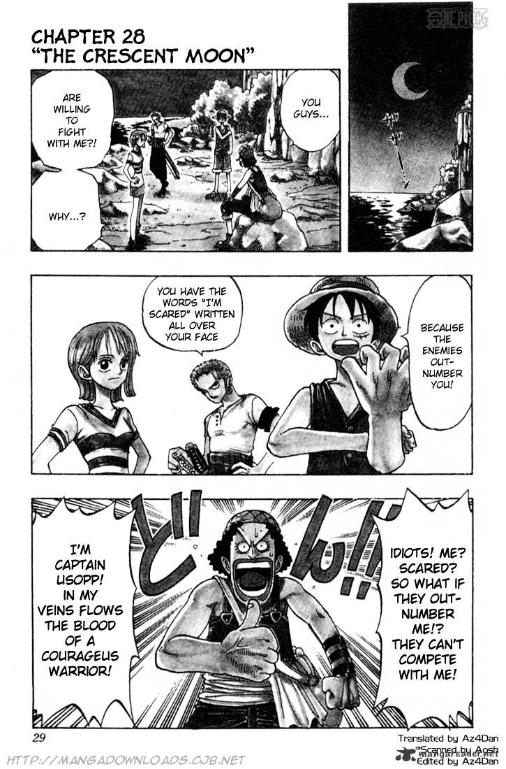 One Piece Chapter 28 : Half Moon Night - Picture 1