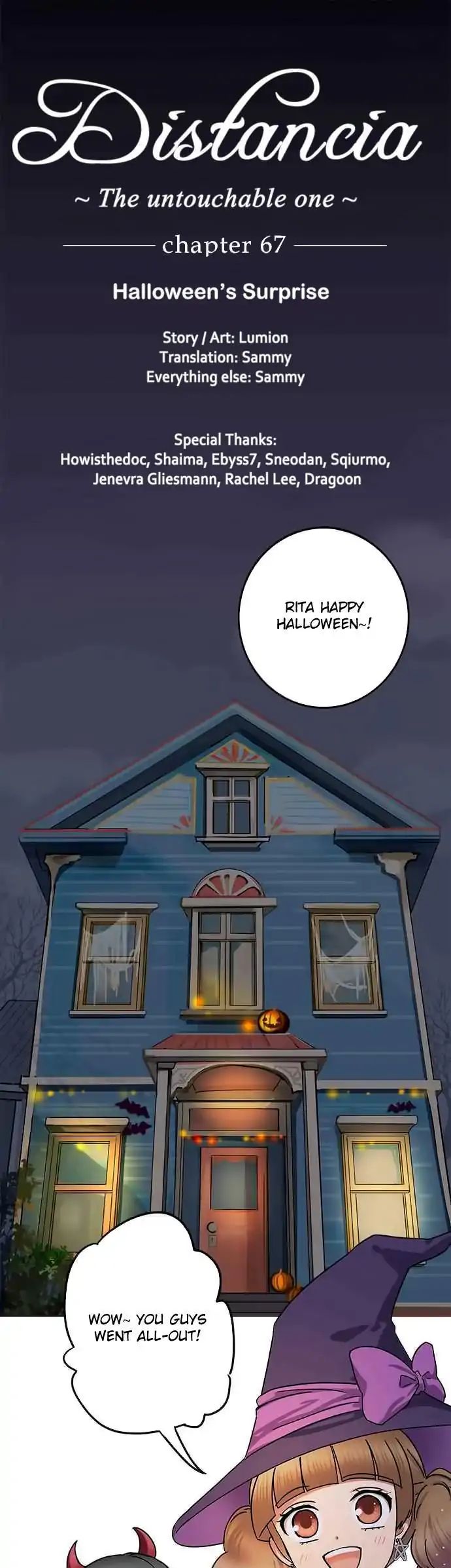 Distancia ~ The Untouchable One ~ Vol.2 Chapter 67: Halloween's Surprise - Picture 1