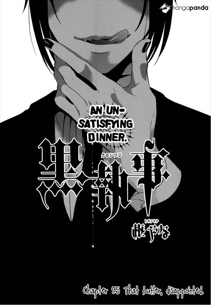 Kuroshitsuji Chapter 95 : That Butler, Dissapointed - Picture 2
