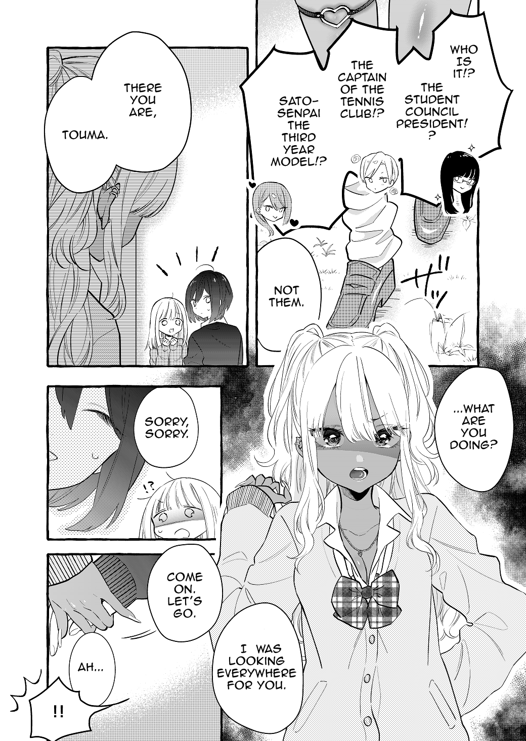 Boyish Girl X Gyaru Chapter 1: The Lover Of The Senpai I Admired Was A ______ - Picture 2