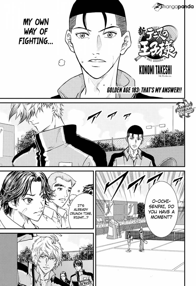 New Prince Of Tennis Chapter 183 - Picture 1