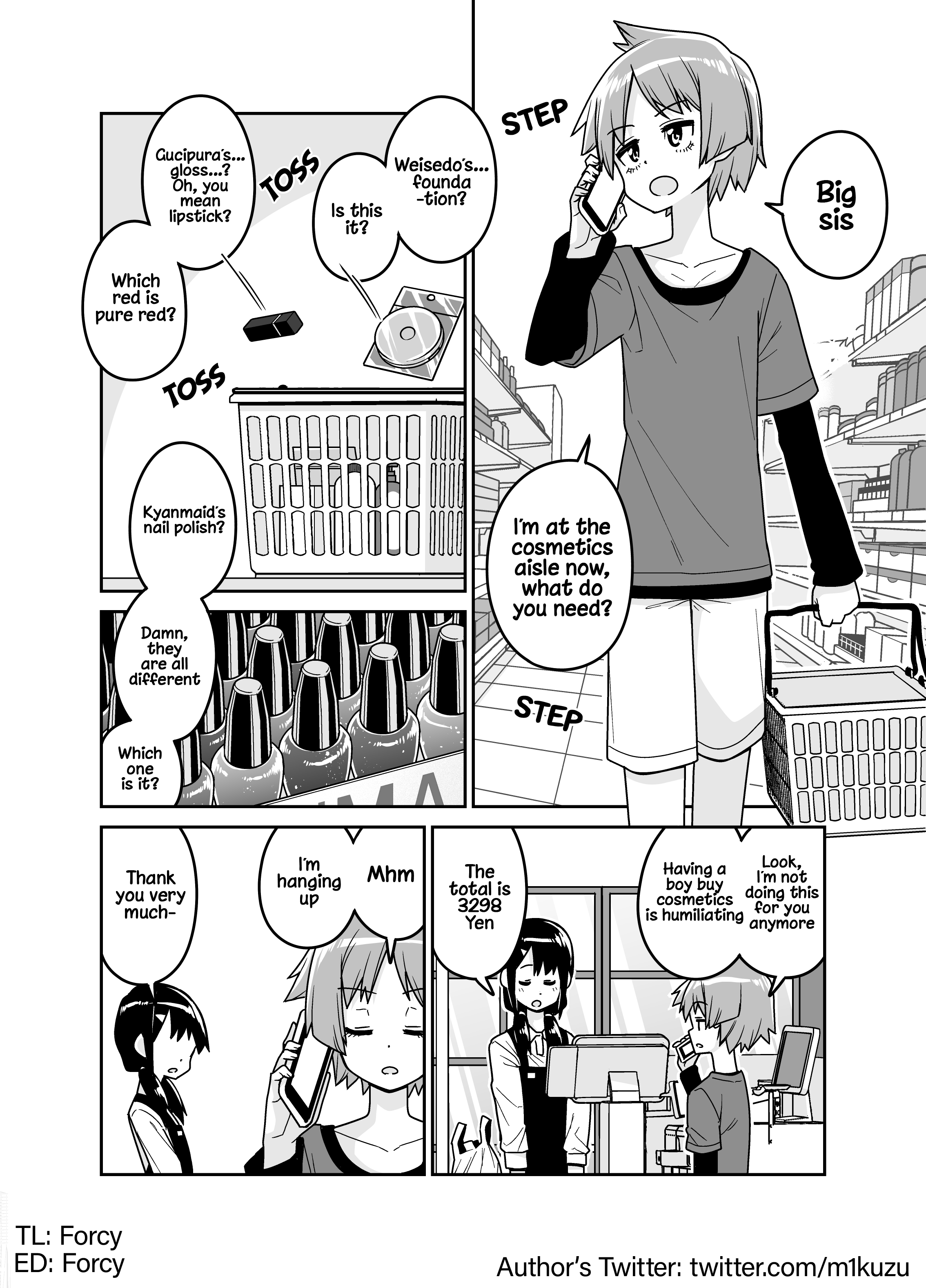 The Boy Who Goes On An Errand To Buy Cosmetics For His Sister Chapter - Picture 1
