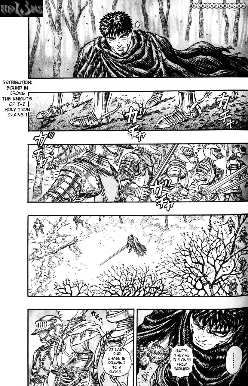 Berserk Chapter 134 : Retribution:bound In Irons Knights Of The Holy Iron Chain 1 - Picture 1