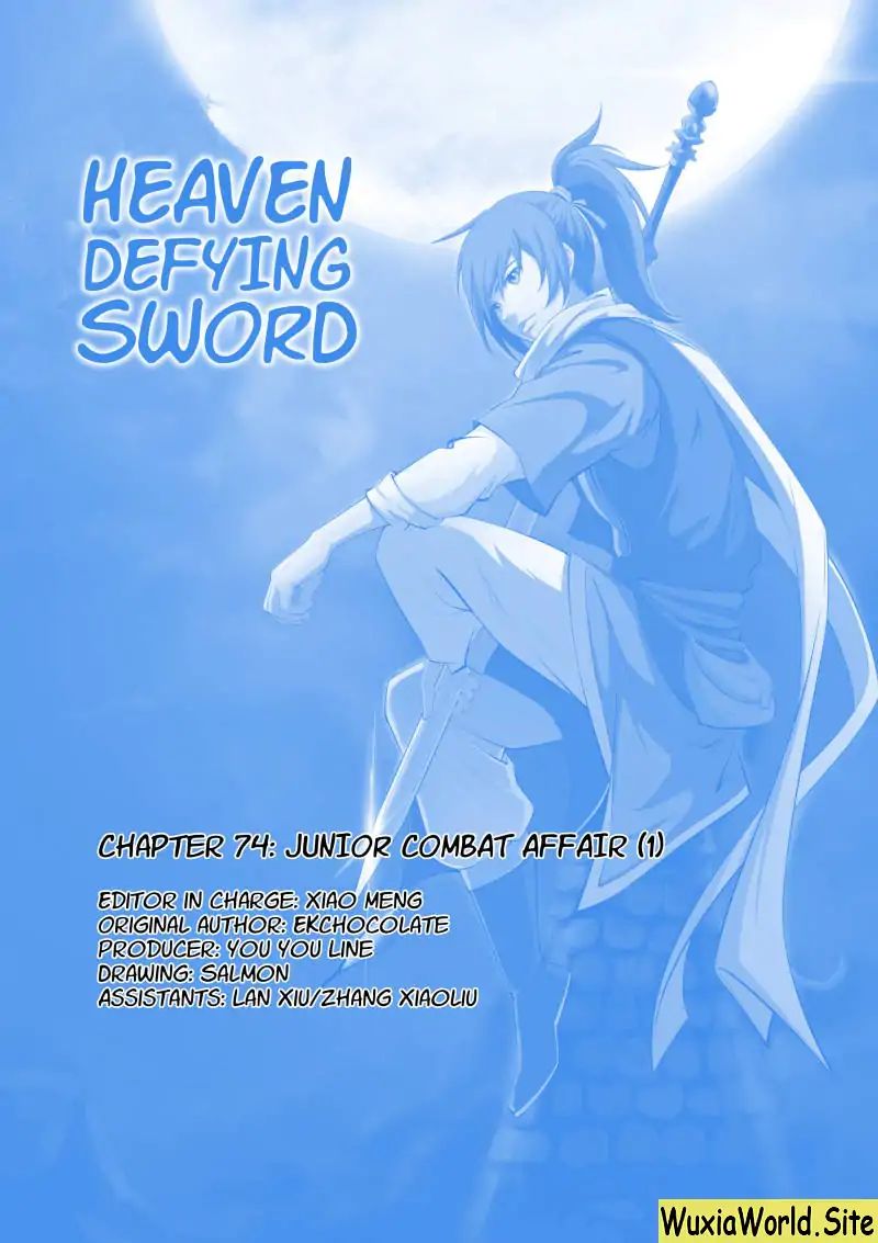 Heaven Defying Sword Chapter 74: Junior Combat Affair (1) - Picture 1