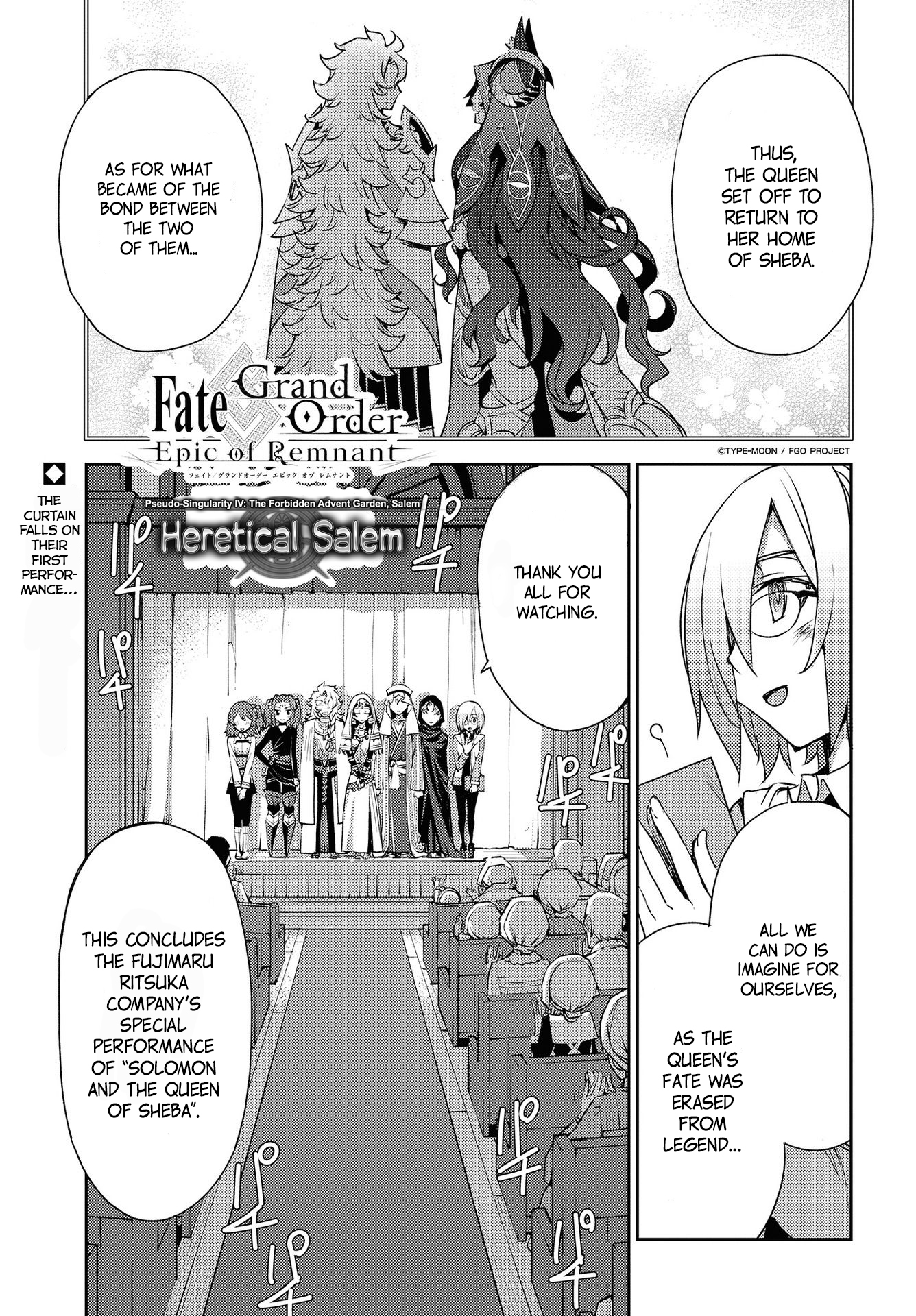 Fate/grand Order: Epic Of Remnant: Pseudo-Singularity Iv: The Forbidden Advent Garden, Salem - Heretical Salem Chapter 8: Unknot: Before Dawn 7 - Picture 1