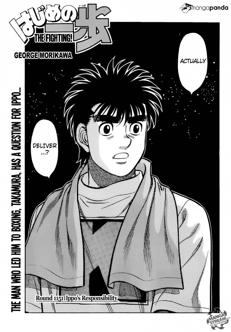 Hajime No Ippo Chapter 1151 : Ippo S Responsibility - Picture 1
