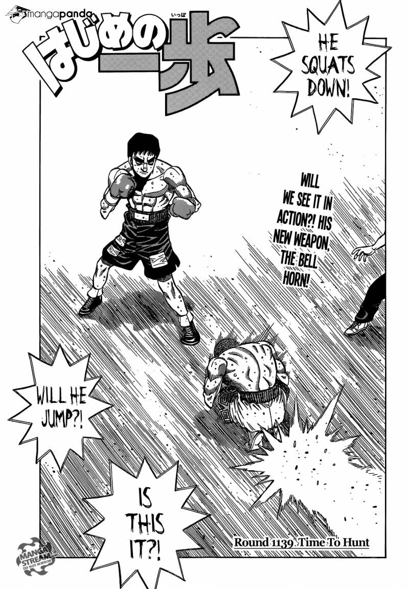Hajime No Ippo Chapter 1139 : Time To Hunt - Picture 1