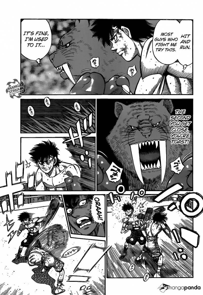Hajime No Ippo Chapter 1088 : The Sabertooth Tiger S Weakness - Picture 3