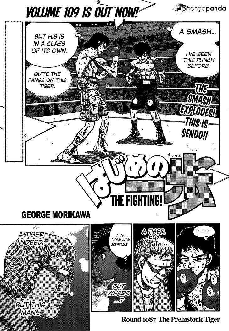 Hajime No Ippo Chapter 1087 : The Prehistoric Tiger - Picture 1