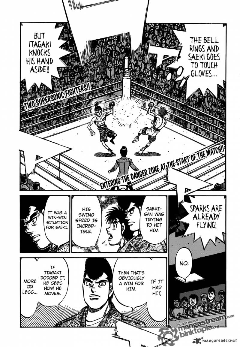Hajime No Ippo Chapter 955 : Hedgehog Vs Speed Star - Picture 1