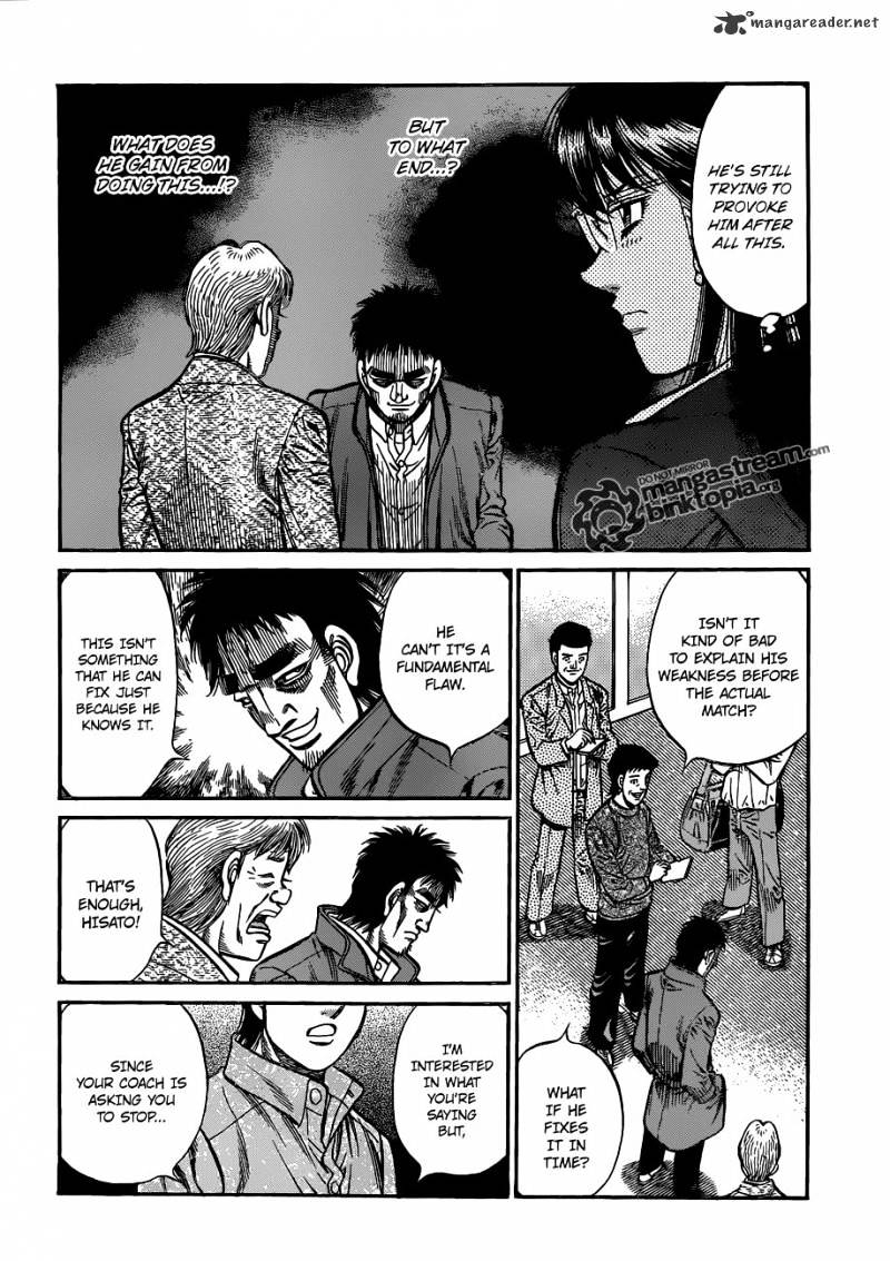 Hajime No Ippo Chapter 928 : What Kind Of Expression - Picture 3