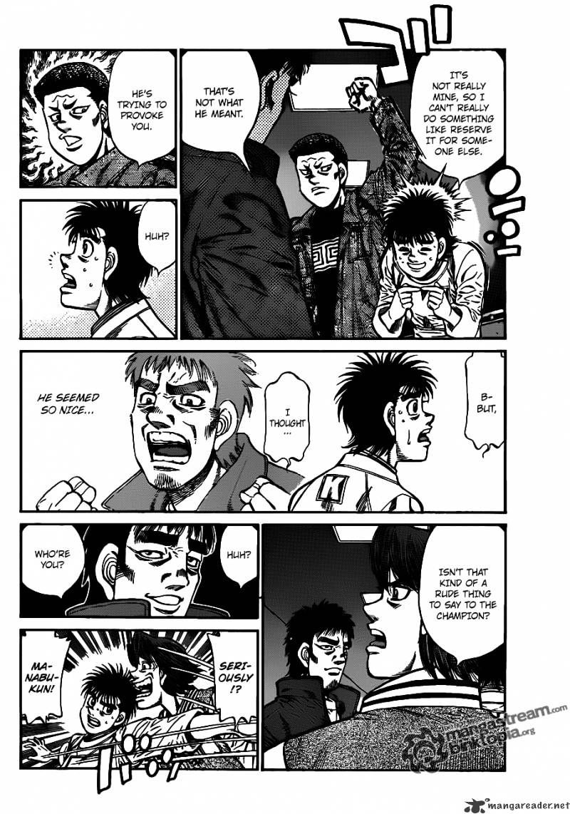 Hajime No Ippo Chapter 919 : Weak, Small, With Bad Punches - Picture 2