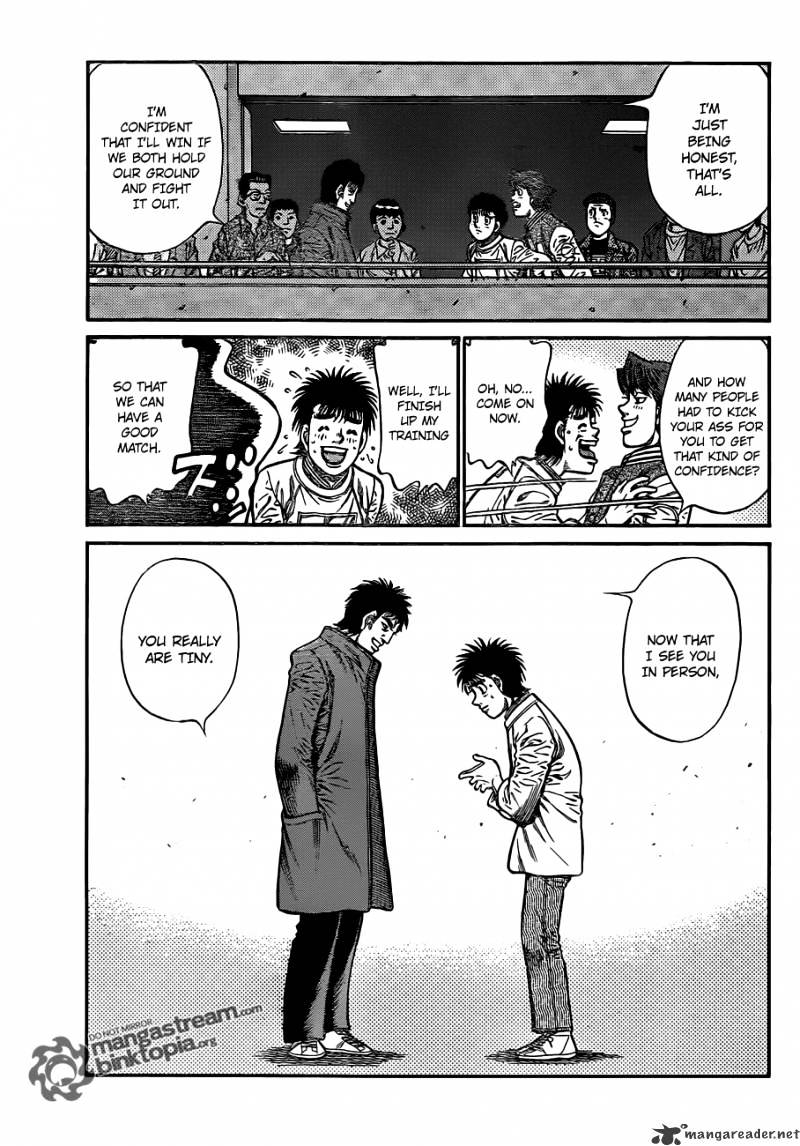 Hajime No Ippo Chapter 919 : Weak, Small, With Bad Punches - Picture 3