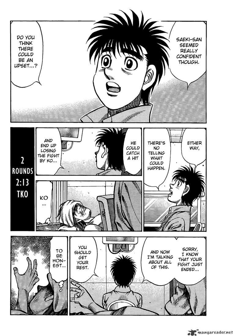 Hajime No Ippo Chapter 912 : An Emposing Reunion - Picture 2