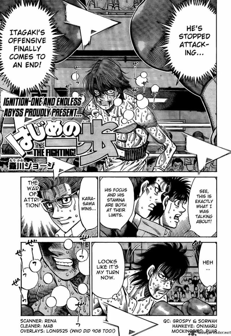 Hajime No Ippo Chapter 910 : The Ecstacy Of Progress - Picture 3