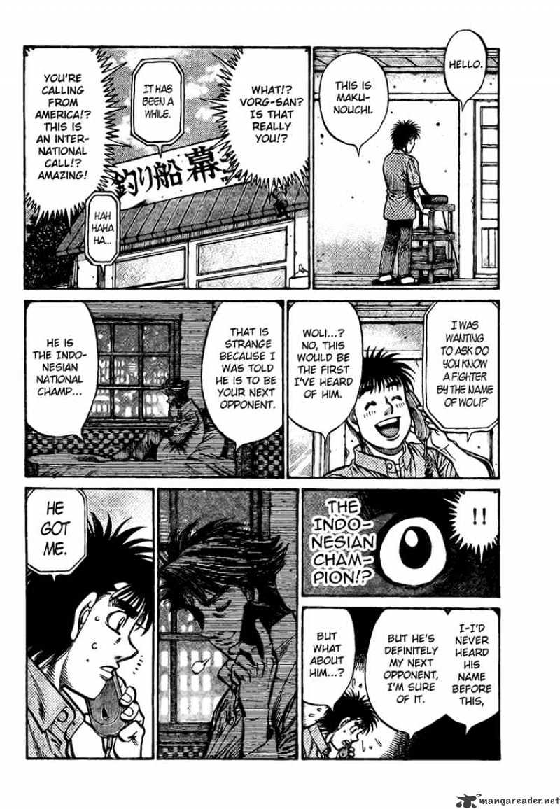 Hajime No Ippo Chapter 862 : Shocking Phone Call - Picture 2