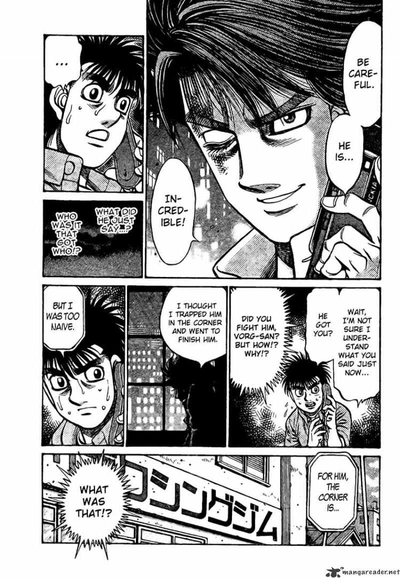 Hajime No Ippo Chapter 862 : Shocking Phone Call - Picture 3
