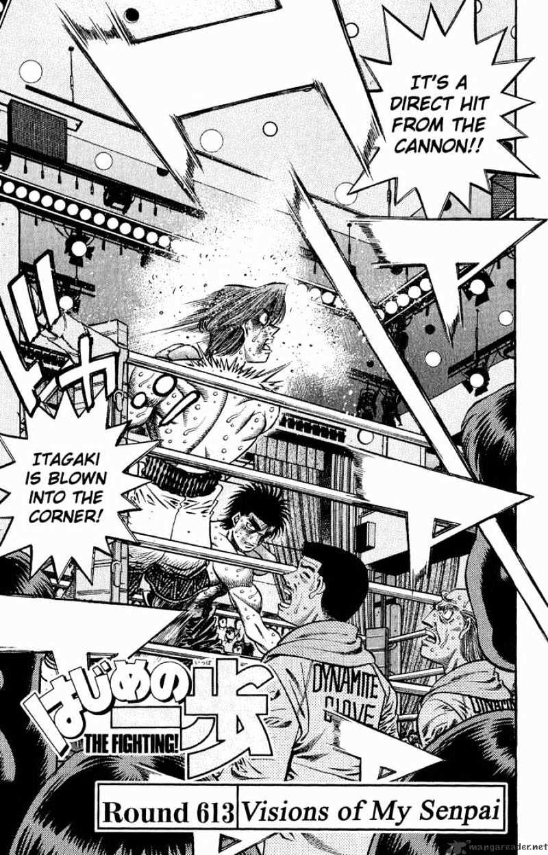 Hajime No Ippo Chapter 613 : The Figures Of My Senpai - Picture 1