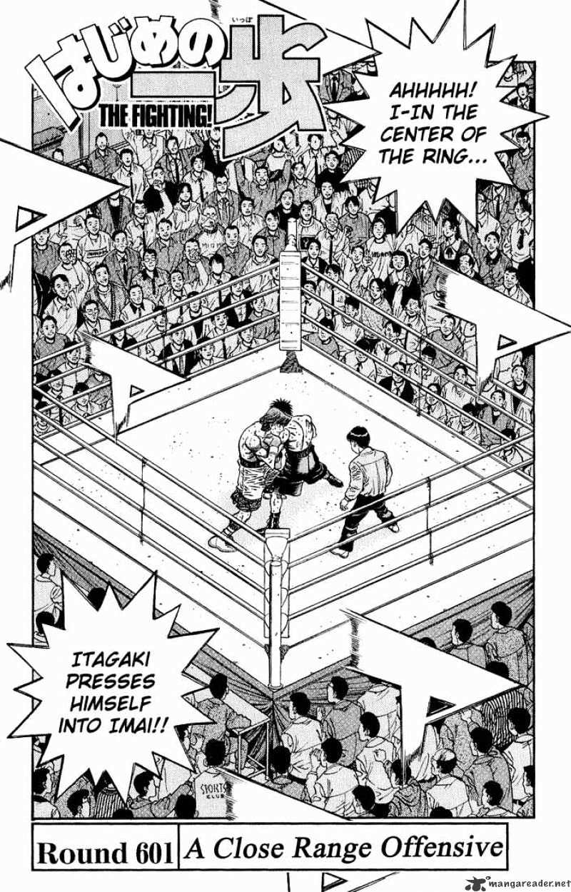 Hajime No Ippo Chapter 601 : Offense Anddefense At Point Blank Range - Picture 1