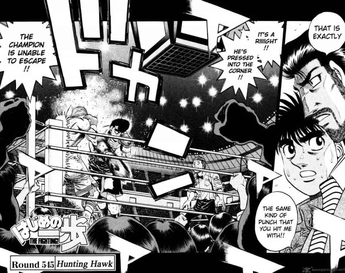 Hajime No Ippo Chapter 545 : Swooping Hawk - Picture 2
