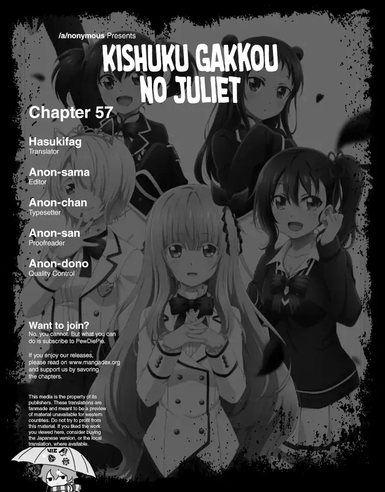 Kishuku Gakkou No Juliet Vol.9 Chapter 57: Romio, Julio, And Airu Iii - Picture 2