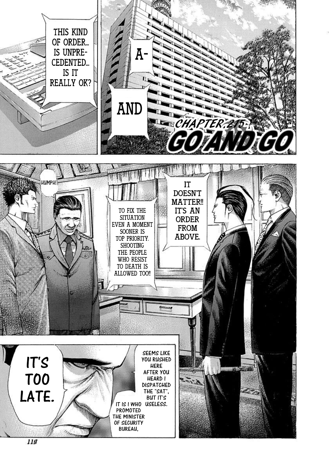 Usogui Chapter 215: Go And Go - Picture 1