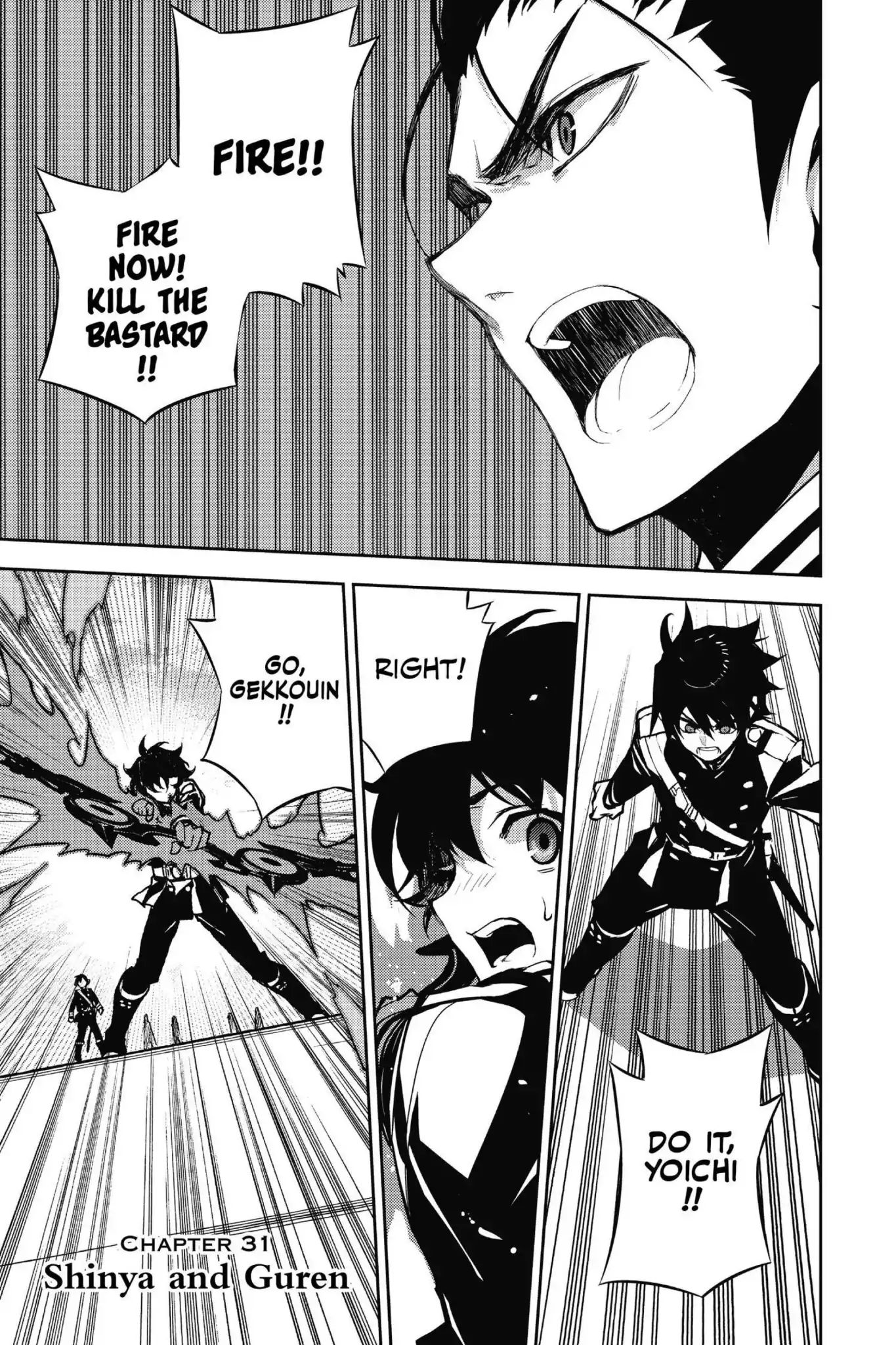 Seraph Of The End Chapter 31: Shinya And Guren - Picture 1